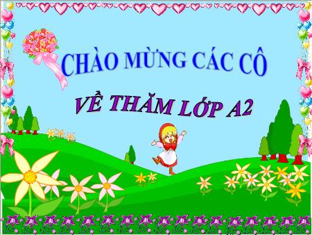 Bài giảng Mầm non Lớp Chồi - Đề tài: Làm quen chữ cái a, ă, â