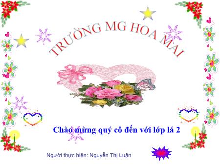 Bài giảng Mầm non Lớp Lá - Đề tài: Tìm hiểu một số luật lệ giao thông