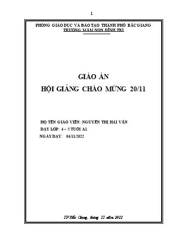 Giáo án Mầm non Lớp Chồi - Chủ đề Gia đình - Đề tài: Dán ngôi nhà (GV: Nguyễn Thị Hải Vân - Trường MN Dĩnh Trì)
