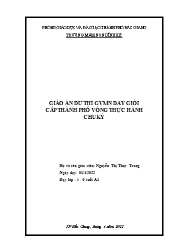 Giáo án Mầm non Lớp Lá - Hoạt động: Làm quen văn học - Đề tài: Truyện Chú dê đen (GV: Nguyễn Thị Thùy Trang - Trường MN Dĩnh Kế)