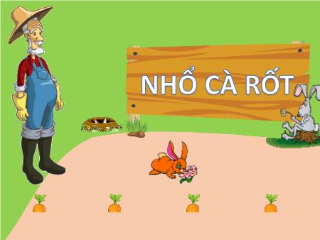 Powerpoint trò chơi Nhổ cà rốt